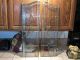Pair Of Vintage Beveled Textured Leaded Glass Panels/sidelights/door Windows 1940-Now photo 4