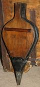 Antique Primitive Wood & Leather Fireplace Bellows Very Good Working Condition Hearth Ware photo 2