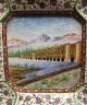 Rare Antique Persian Ispahan Plate Enamel Middle East photo 2