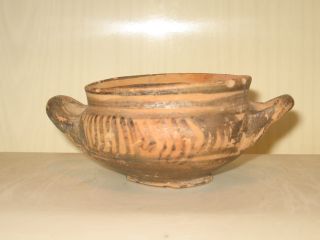 Greek Geometric Pottery Skyphos,  9th - 8th Cent.  Bc photo