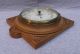 A Large Antique Carved Oak Aneroid Barometer - 19thc Other photo 2