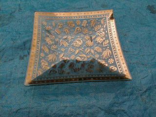 Mid Century Modern Glass Platter Tray Georges Briard photo