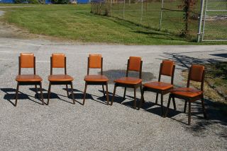 Angelo Mangiarotti Set Of 6 Dining Chairs photo