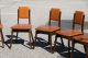 Angelo Mangiarotti Set Of 6 Dining Chairs Mid-Century Modernism photo 4