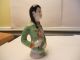 Antique Pincushion Half Doll Oriental Mandarin Look Girl/man Made In Japan Pin Cushions photo 3
