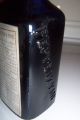 Reed & Carnrick Peptenzyme Elixir Cobalt Medicine Bottle With Label Bottles & Jars photo 2