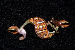 Iron Age Celtic Bronze Dragonesque Brooch Coritani Corieltauvi Iceni Roman photo