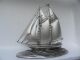 Large Two Masted Japanese Sterling Silver Ship Not Scrap 194 Grams 6.  85 Oz Japan Other photo 1