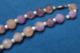 Vintage Chinese Carved Amethyst & Rose Quartz Bead Necklace Shou Symbol Necklaces & Pendants photo 3