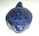 Antique Hand Carved Blue Lapis Lazuli Lay Down Turtle Snuff Bottle Snuff Bottles photo 4