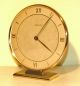 Junghans Brass Table Clock Art Deco Bauhaus 8 Day Mechanic Clockwork Clocks photo 1