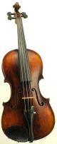 Gorgeous,  Old Antique 19th Century Czech/bohemian Violin - String photo 11