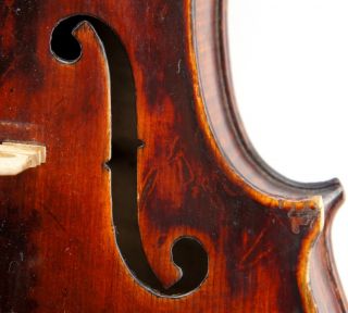 Gorgeous,  Old Antique 19th Century Czech/bohemian Violin - photo