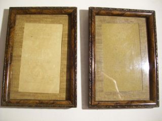 True Vintage Picture Frames - Set Of 2 X The Witmill Art Deco Elegant Small Frames photo