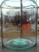 Rare Aqua T.  E.  Works Toronto Ontario Canada Pharmaceutical Glass Jar Bottles & Jars photo 3
