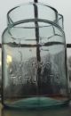 Rare Aqua T.  E.  Works Toronto Ontario Canada Pharmaceutical Glass Jar Bottles & Jars photo 7