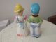 Rare Large Vintage Dutch Boy And Girl Salt And Pepper Shakers Japan Salt & Pepper Shakers photo 2