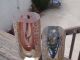 Amazing Pr Of Mid Century Sommerso Seguso Murano Vases 11.  5 Pounds Solid Crystal Vases photo 4