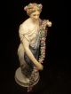 Very Rare Antique Meissen Classical Porcelain Figure Of Roman Goddess Flora Figurines photo 9
