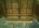 Tiger Maple / Cherry 18th Century Style Apothecary Cabinet Pre-1800 photo 5