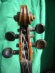 Old/antique German Violin Mittenwald 7/8 Size C.  1890 Highly Flamed Tiger Maple String photo 7