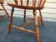 51077 Set Of 6 Solid Maple Hitchcock Windsor Dining Chairs Post-1950 photo 6