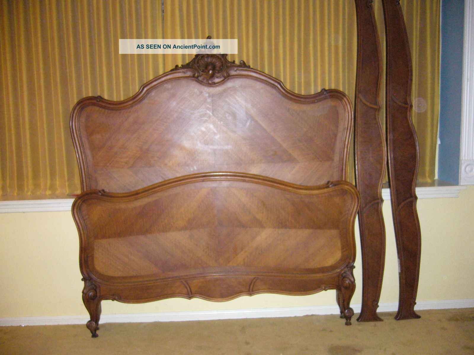 Louis Xv Antique Full Bed 1800-1899 photo