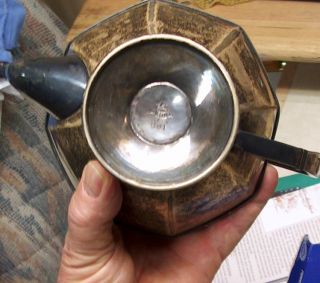Small Tea Pot.  Silver ? photo