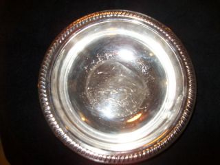 Gorgeous Vintage Silver Plated Bowl Poole Silver Co photo