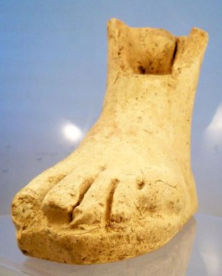 Etruscan Terracotta Foot.  5th.  C Bc photo