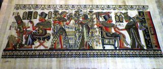 Egyptian Papyrus,  Handmade,  40x90 Cm.  Size (16 
