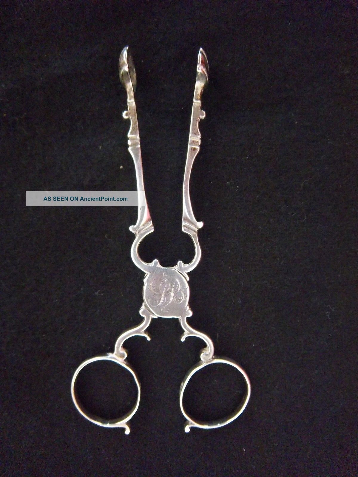 18th Century Scissor - Action Silver Sugar Nips By Henry Plumpton Sugar Bowls & Tongs photo