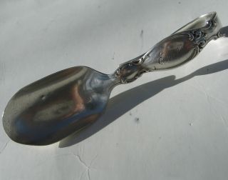 Antique Reed & Barton Sterling.  925 Baby Spoon W/ Handle - Pat.  Oct.  9,  1894 photo