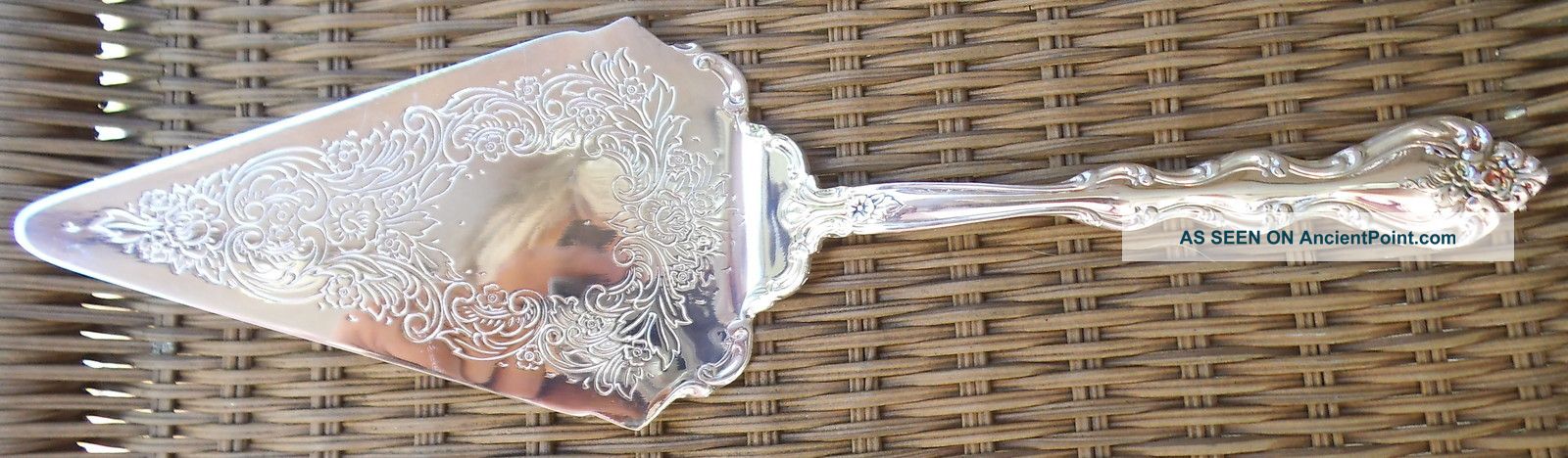 Nos New International Silver 1971 Interlude Anniversary Silverplate Pie Server International/1847 Rogers photo
