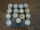 65 Antique Chinese Faux Ivory Draughts / Chequers / Backgammon Pieces C.  1880s Other photo 2