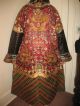 Antique Chinese Qing Imperial 9 5 - Claw Dragon Embroidered Purple Silk Robe Xxl Robes & Textiles photo 3