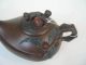 A Chinese Yixing Teapot In The Peach Shape With Maker ' S Mark Teapots photo 8