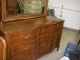 Vintage French Provincial Triple Dresser,  Mirror,  Chest Of Drawers And King Bed Post-1950 photo 1