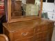 Vintage French Provincial Triple Dresser,  Mirror,  Chest Of Drawers And King Bed Post-1950 photo 2