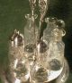 Gorgeous,  Victorian Rotating Condiment Tray With Wheel Cut Glass Conta Other photo 4