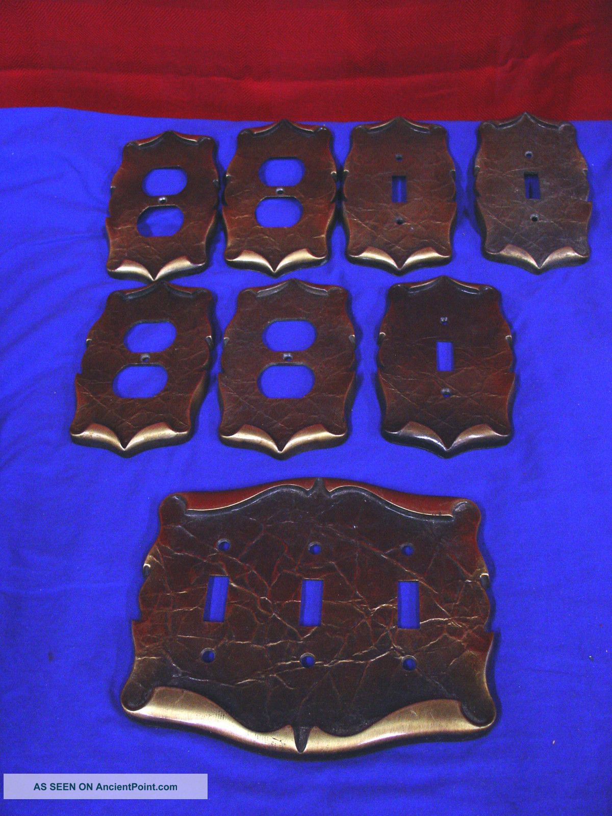 Amerock Carriage House Antique Metal Light Swith & Outlet Covers Antiqued Brass Switch Plates & Outlet Covers photo