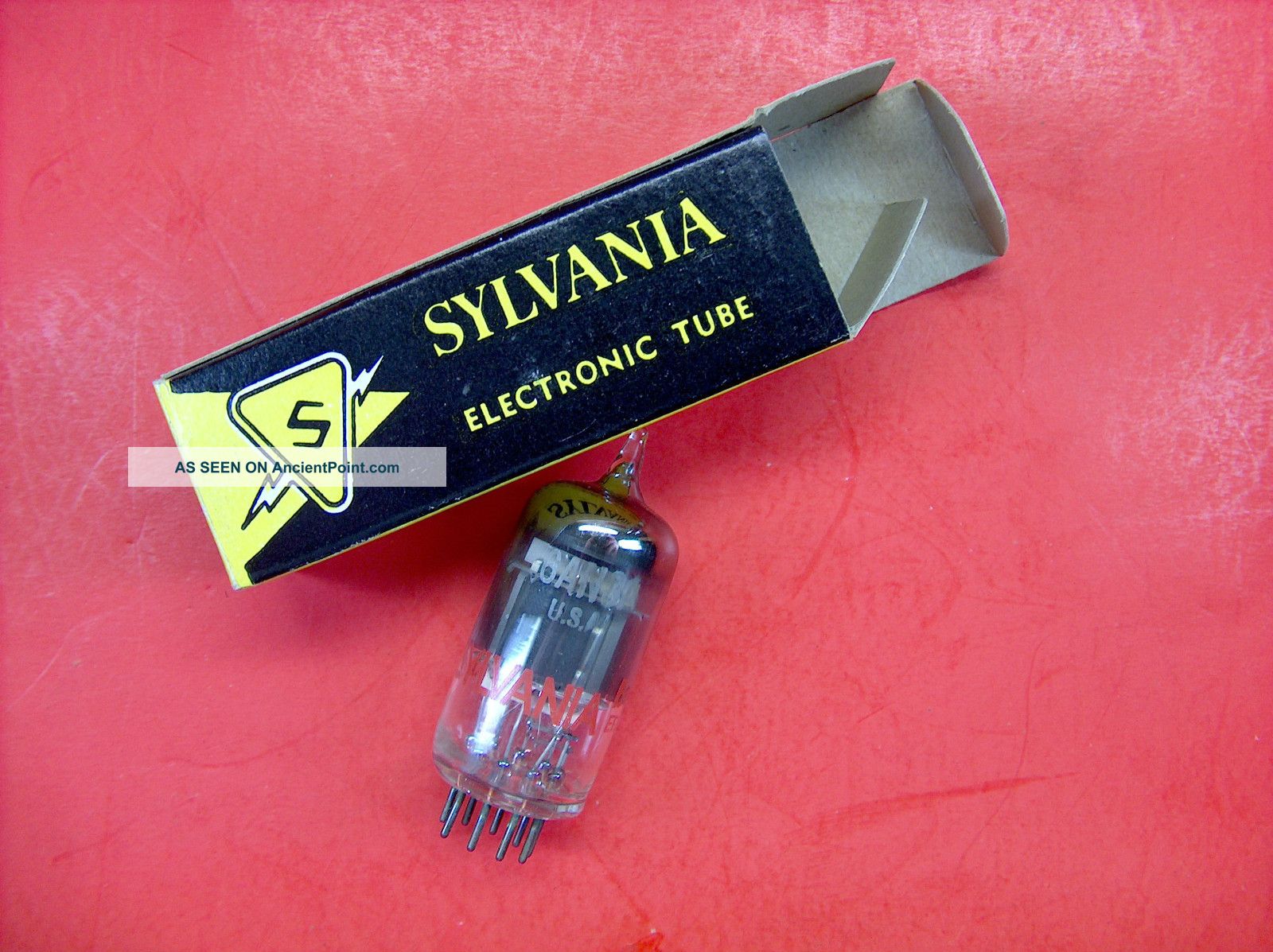 Vtg Sylvania Electron Vacuum 6an8a Ham Radio Cb Amp Phono Tube Made In Usa Nos Other photo