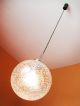 60s 70s Crystal Glass Bubble Lamp Chrome Mid Century Eames - Panton - Era Lamps photo 3