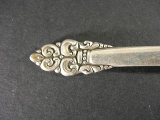 Vintage Early 1900s Silverplate Sugar Spoon Rockford 6 3/4 
