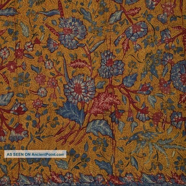 Indonesien Hand Drawn Batik Tulis Fabric Textile Cloth Tiga Negeri Wax Dye Fa48 Pacific Islands & Oceania photo