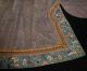 Antique Chinese Embroidered Gray Silk Short Robe With Cloud Collar Robes & Textiles photo 9