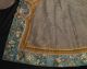 Antique Chinese Embroidered Gray Silk Short Robe With Cloud Collar Robes & Textiles photo 6