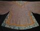Antique Chinese Embroidered Gray Silk Short Robe With Cloud Collar Robes & Textiles photo 8
