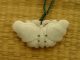 100% Natural A Jade Jadeite Pendant Green Butterfly 170561 Necklaces & Pendants photo 2