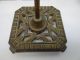 Antique Old Metal Iron Brass Colored Art Deco Fireplace Tools Shovel Brush Poker Hearth Ware photo 9